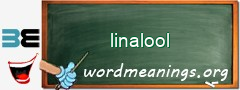 WordMeaning blackboard for linalool